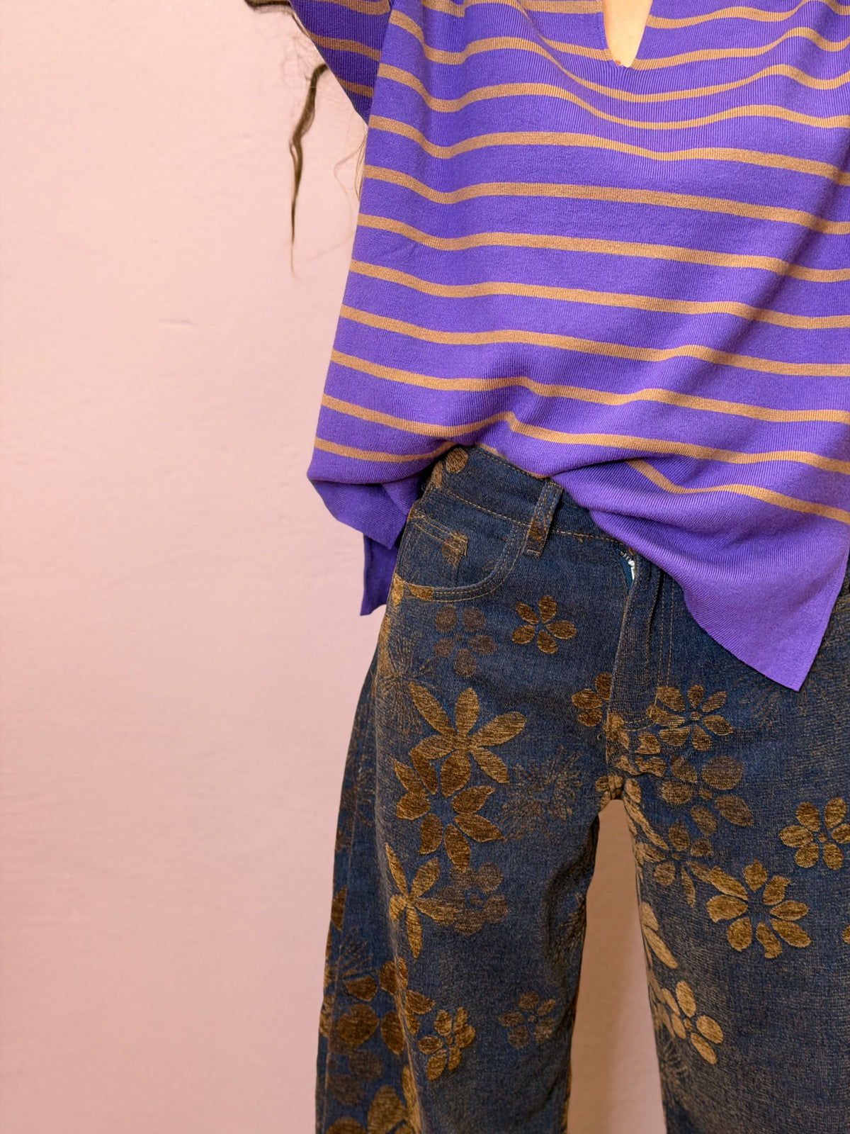 Jeans con ricami balloon - BLU