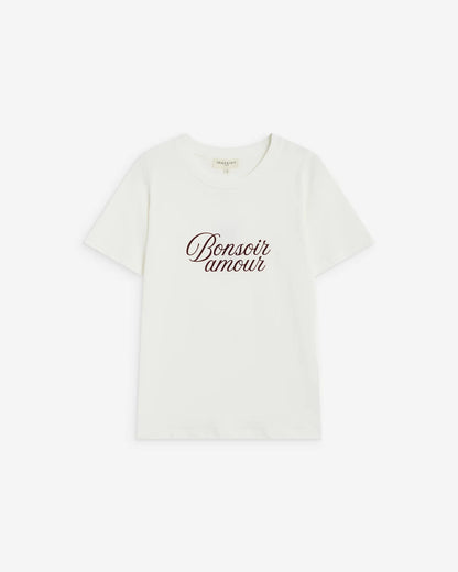 T-shirt Bonsoir amour - BURRO
