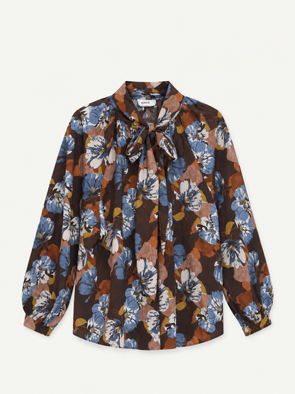 Camicia floreale - MARRONE