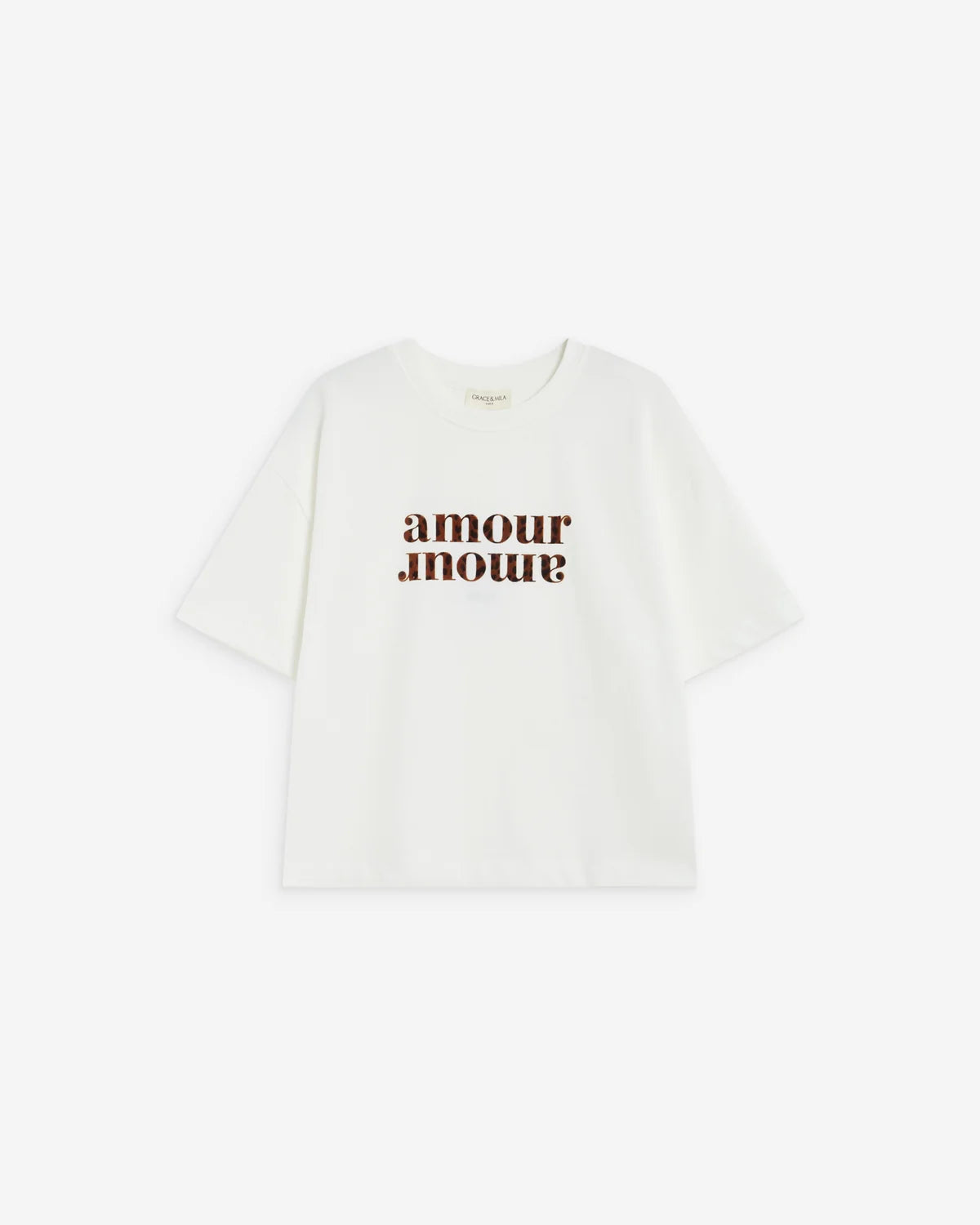 T-shirt amour - BEIGE