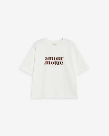 T-shirt amour - BEIGE