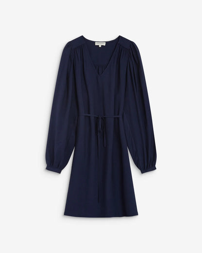Abito scollo V - BLU