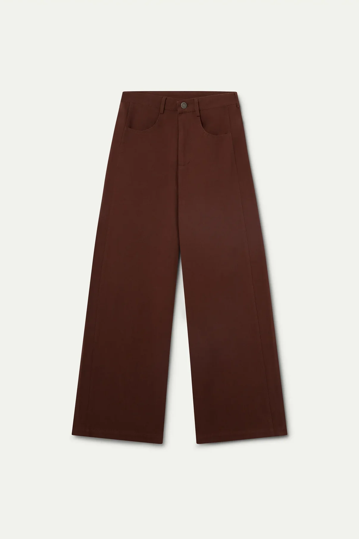 Jeans a palazzo - MARRONE