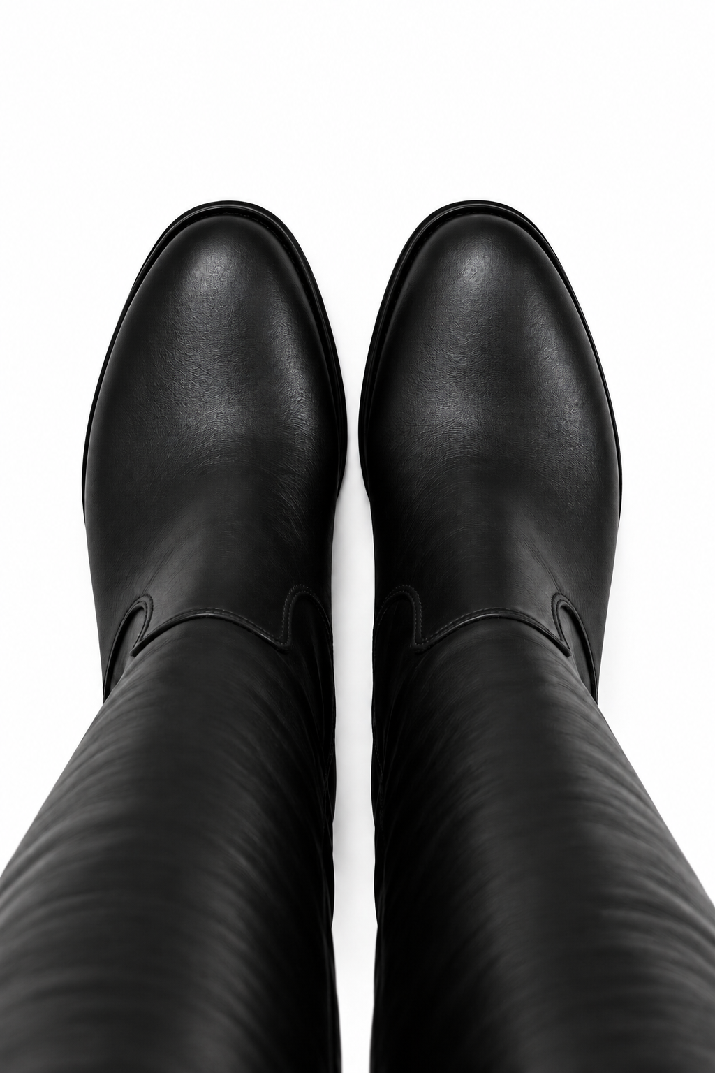 Stivali Helena in vera pelle basic - NERO